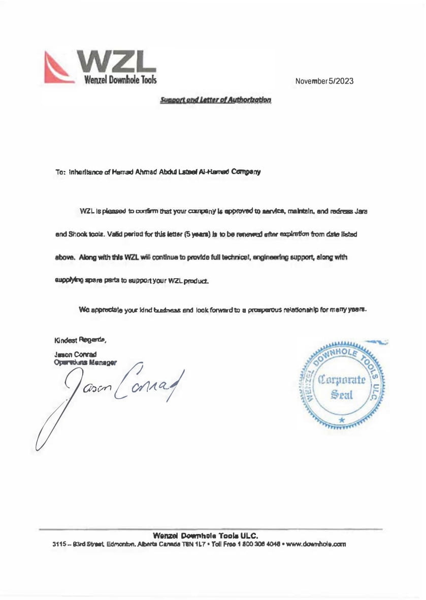 Wenzel Authorisation